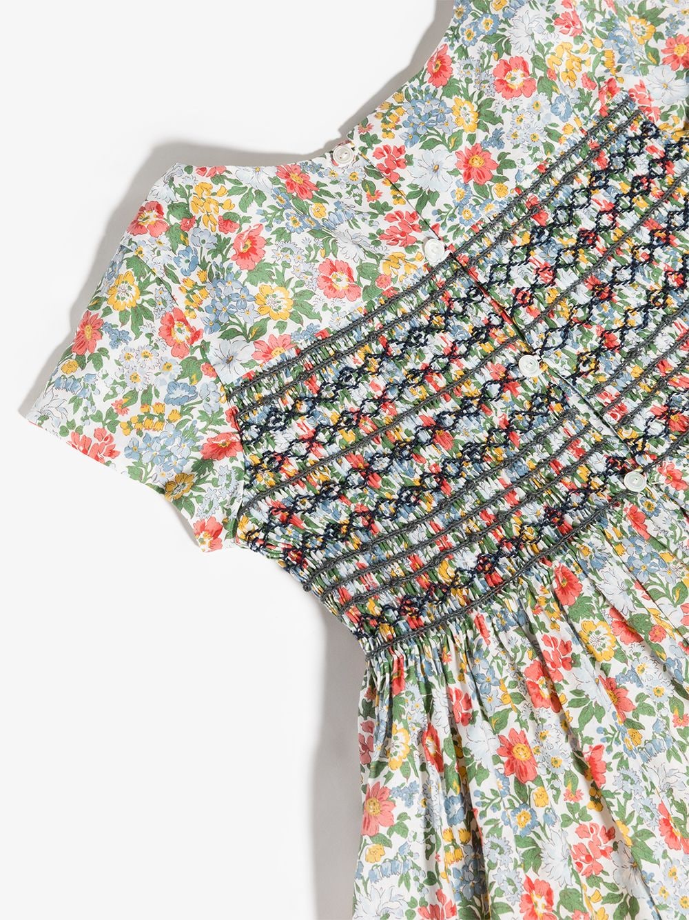 Bonpoint Duchesse floral-print Smocked Dress - Farfetch