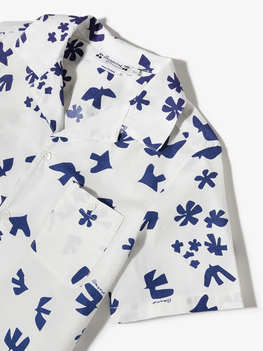 Bonpoint Shirt met bloemenprint Wit