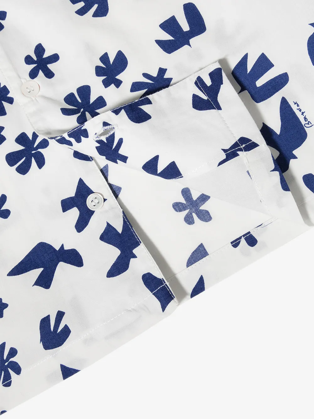 Bonpoint Shirt met bloemenprint Wit