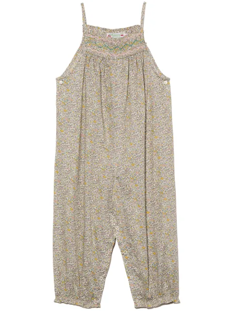 Bonpoint floral-print jumpsuit
