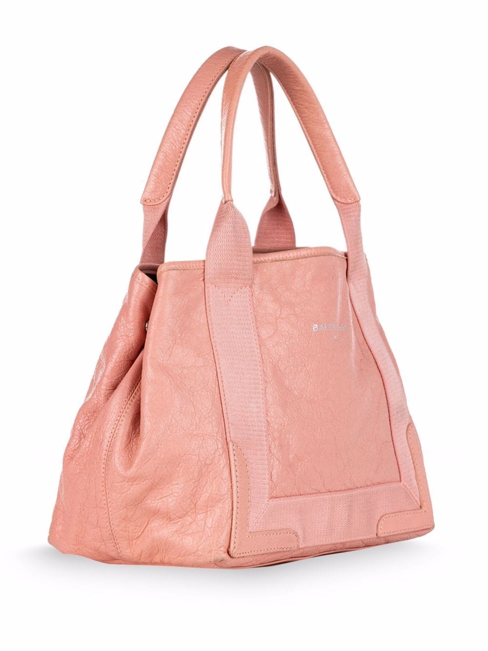 Pre-owned Balenciaga Cabas S Tote Bag In 粉色