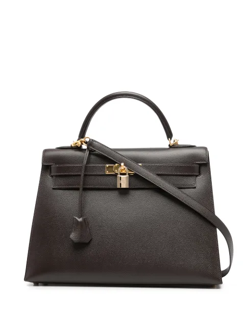 hermès kelly 32 sellier 两用手提包(2001年典藏款)