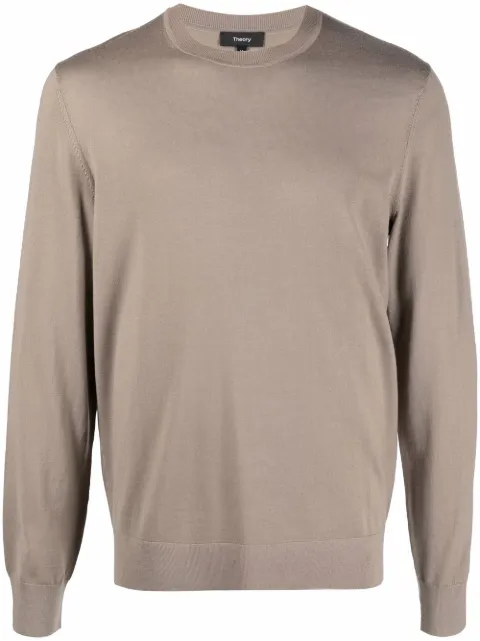 Theory round neck jumper