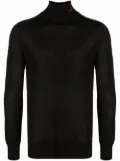 032c fine-knit roll-neck jumper - Black