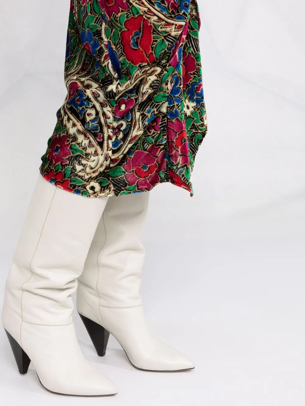 ISABEL MARANT BREE PAISLEY-PRINT SKIRT 