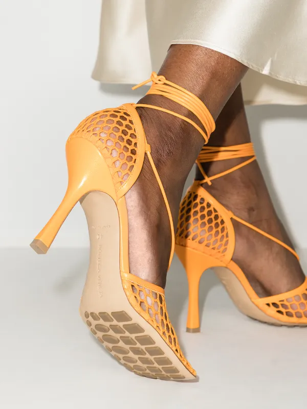 Bottega Veneta Zapatos De Malla Con Tacón De 90mm - Farfetch