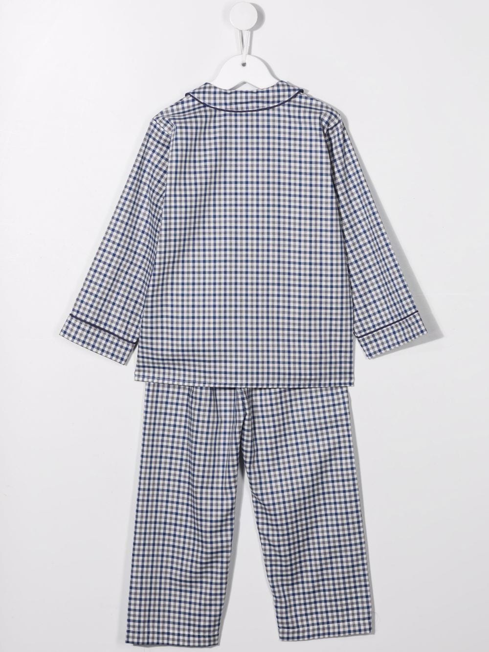 фото Mariella ferrari checked cotton pajama set