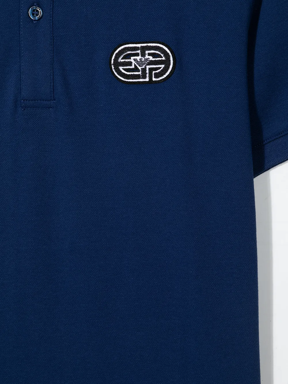 фото Emporio armani kids рубашка поло с логотипом