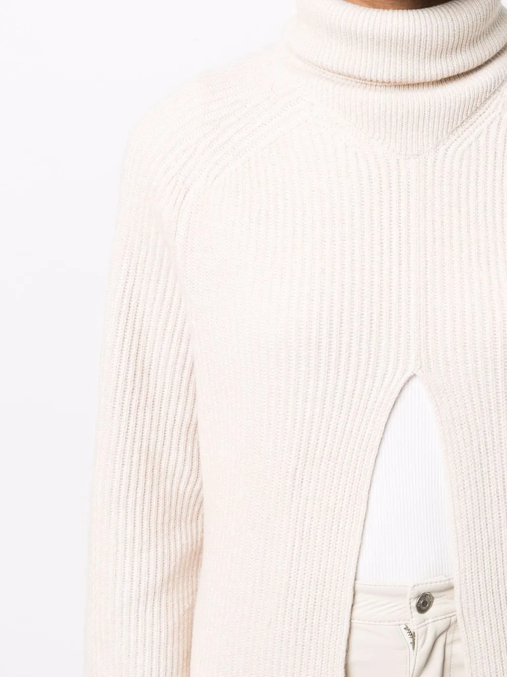 JOSEPH Viviane split-front Jumper 