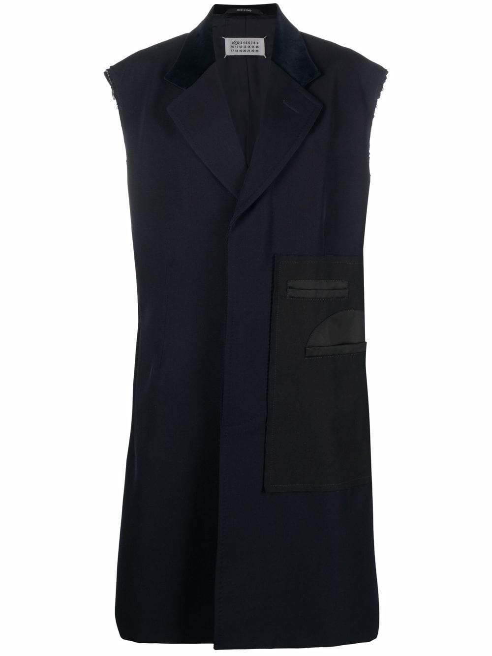 Maison Margiela Sleeveless raw-cut Coat - Farfetch