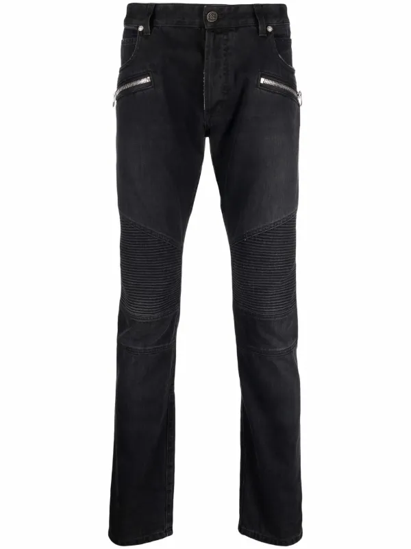 skyde Dingy grammatik Balmain skinny-fit Biker Jeans - Farfetch