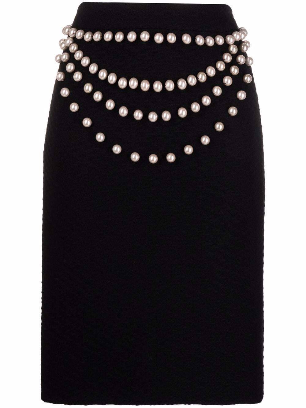 Moschino pearl-layered Pencil Skirt - Farfetch