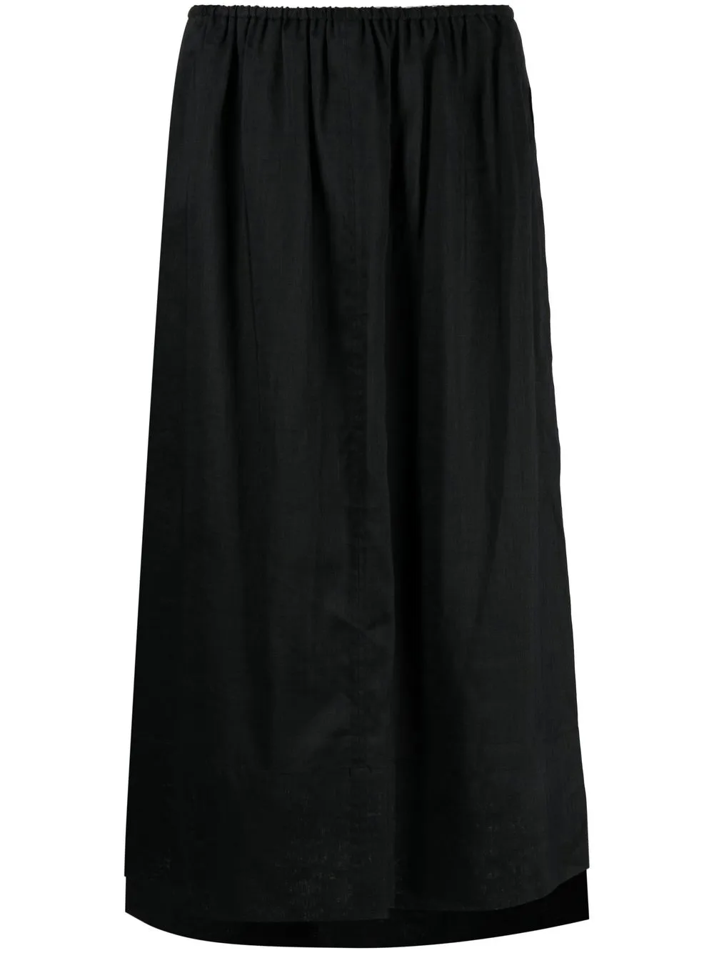 

JOSEPH Selana step-hem midi skirt - Black