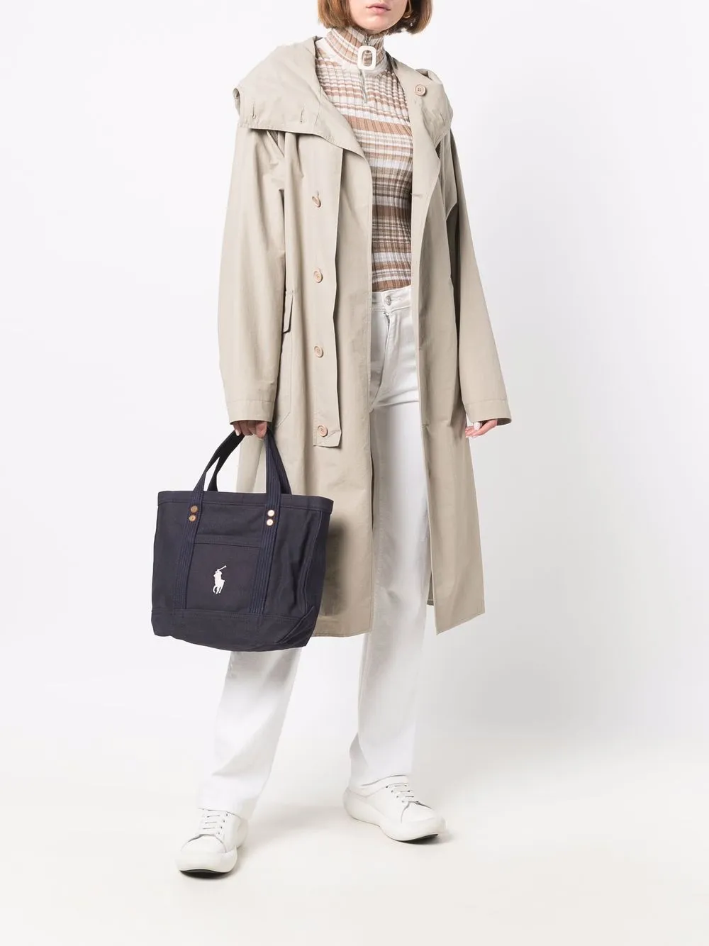 фото Polo ralph lauren сумка-тоут с вышитым логотипом