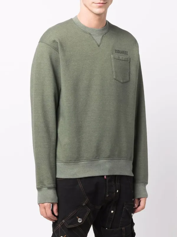 Dsquared2 logo-print chest-pocket 