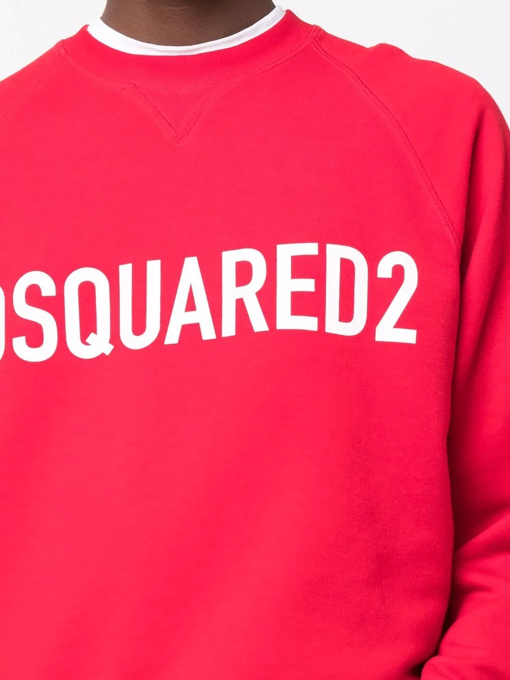 фото Dsquared2 толстовка с круглым вырезом и логотипом