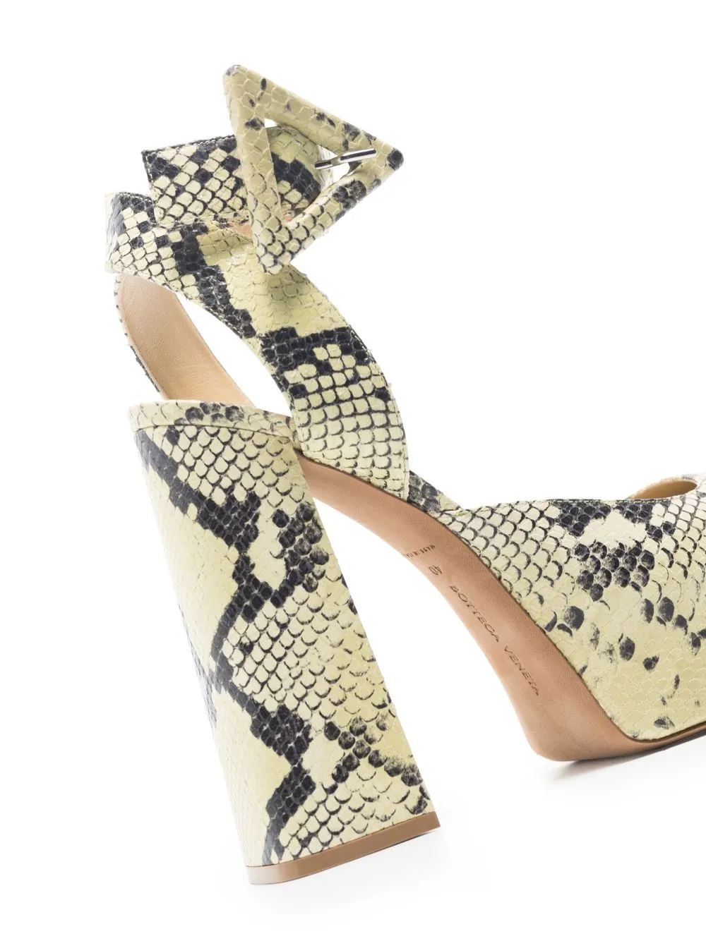 Bottega Tower snakeskinprint Pumps Farfetch