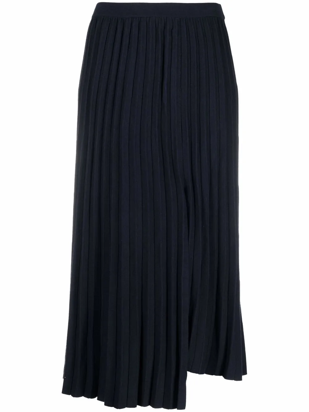 

Filippa K Sandra asymmetric pleated skirt - Blue