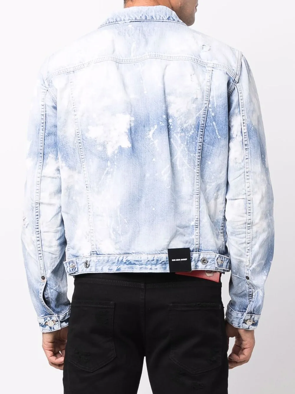 Dsquared2 acid-wash Denim Jacket - Farfetch