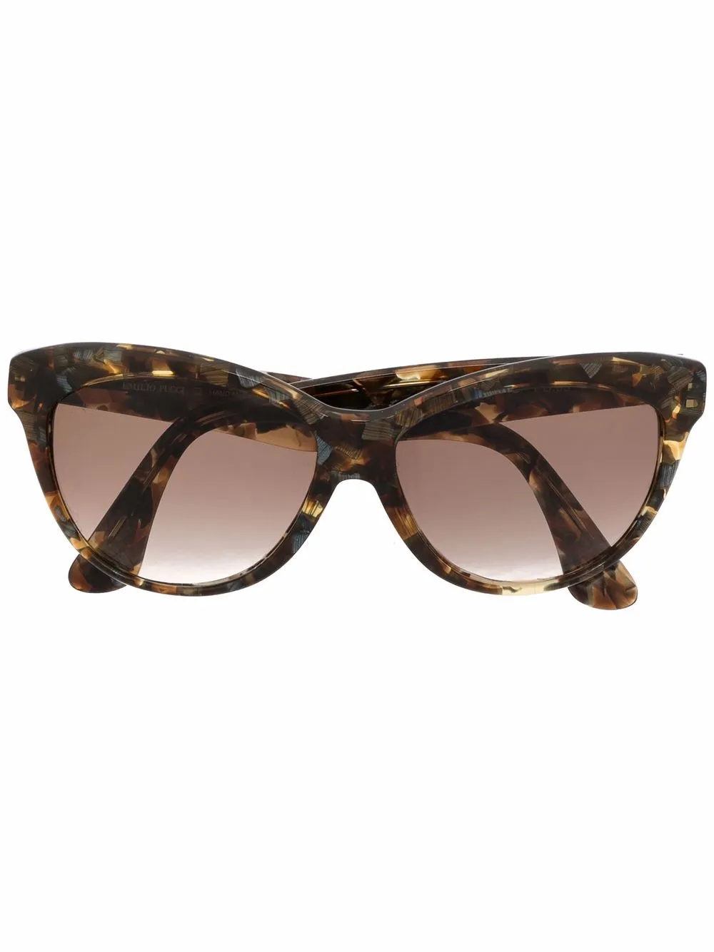 

Linda Farrow cat-eye tinted sunglasses - Brown