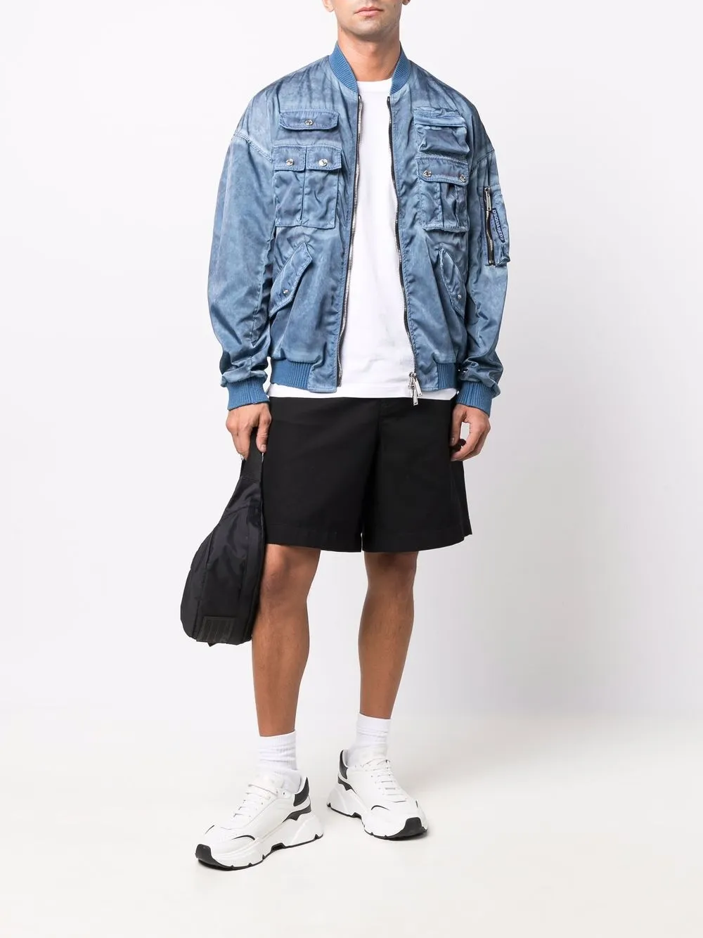 DSQUARED2 faded effect bomber jacket | Bomber Jackets | Image 2