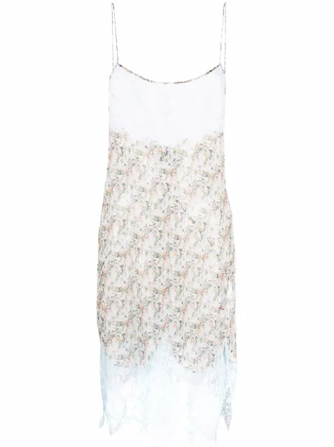 DSQUARED2 floral-print silk dress