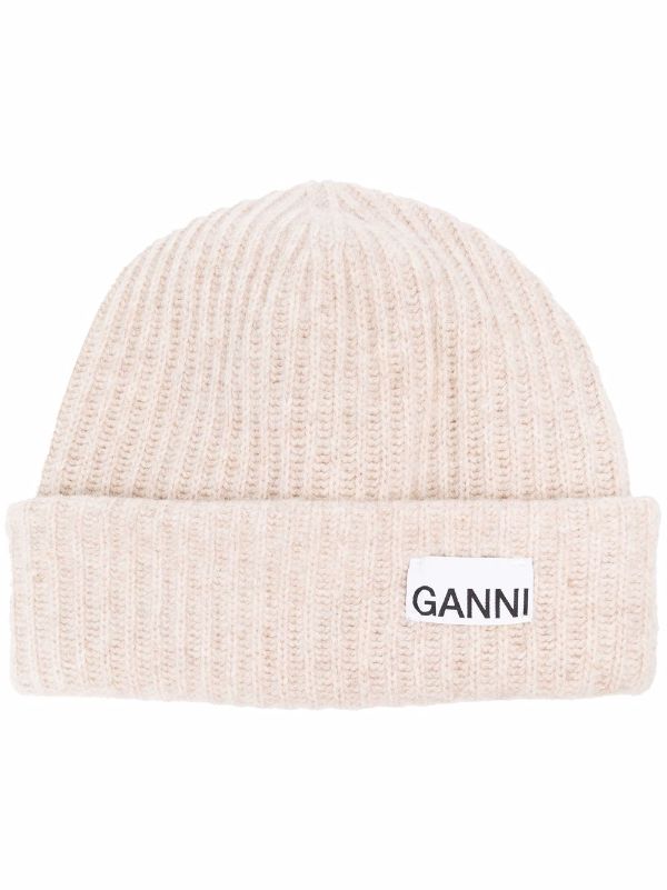 grey ganni hat