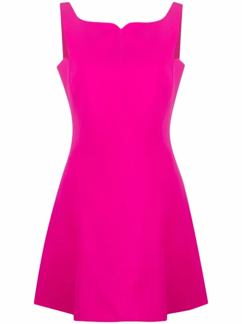 Versace sculpted square-neck sleeveless dress