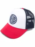 Deus Ex Machina logo-embellished mesh-panelled cap - Blue