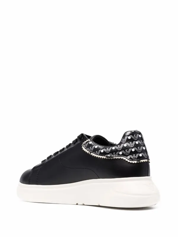 armani platform trainers