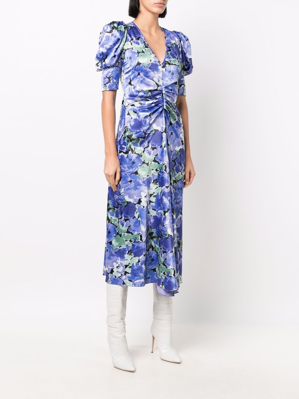 фото Rotate платье sirina с цветочным принтом