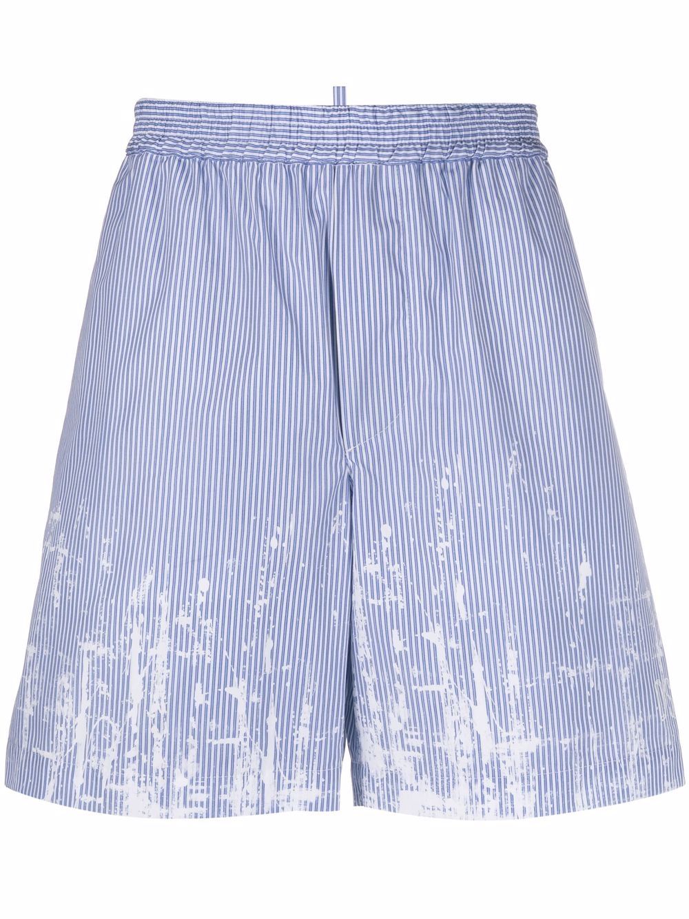 

Dsquared2 shorts con motivo de rayas - Azul