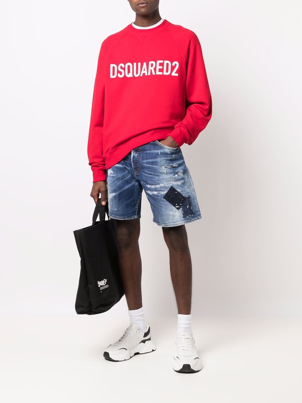 Dsquared2 Denim shorts - Blauw