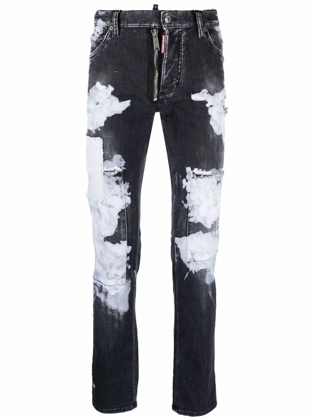 

Dsquared2 jeans con efecto lavado - Negro