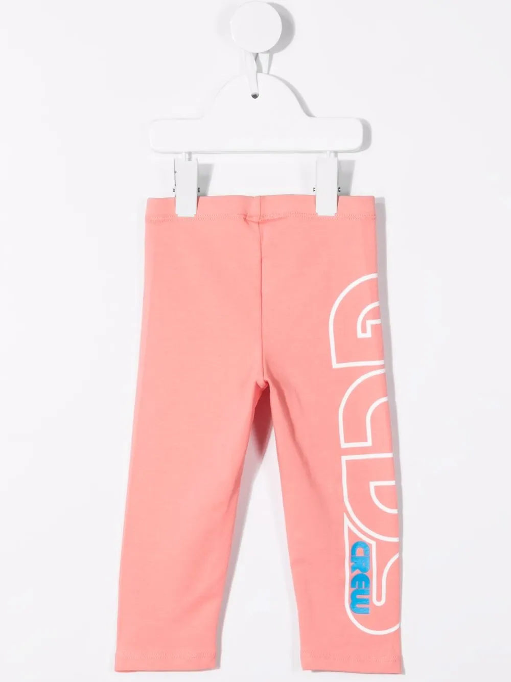 Shop Gcds Logo-print Cotton-blend Trousers In Pink