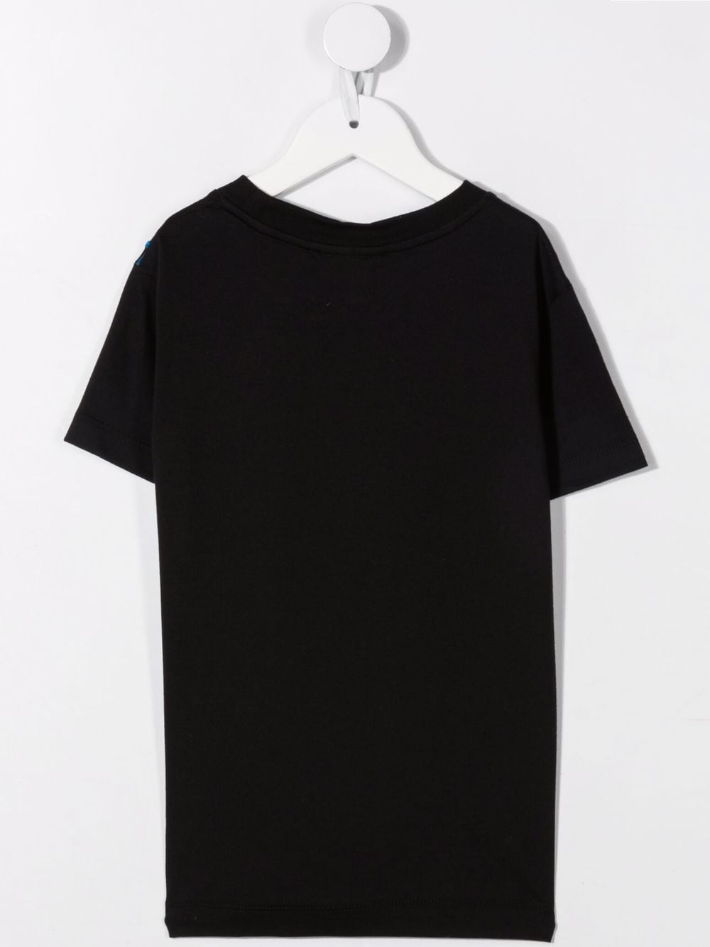 Shop Fendi Embroidered-logo T-shirt In Black