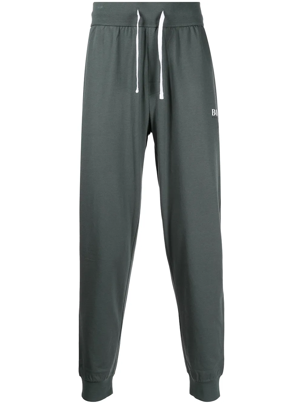 

BOSS Essential logo-print trackpants - Grey