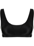 Duskii Kate scoop-neck bikini top - Black