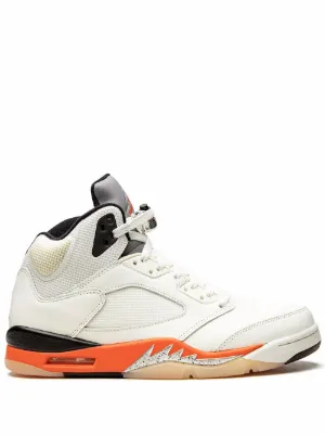 Jordan retro 5 discount blancos