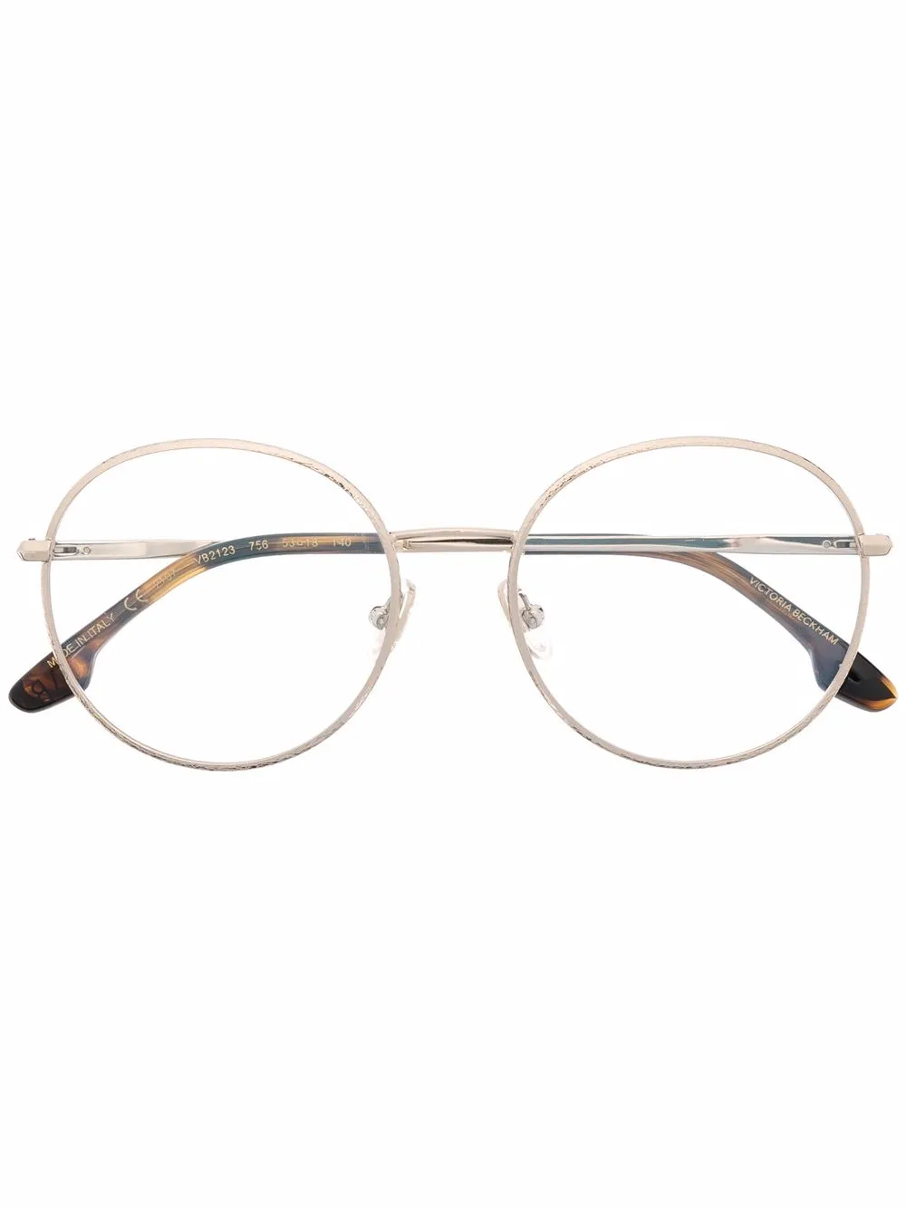 

Victoria Beckham Eyewear lentes con armazón redonda - Dorado