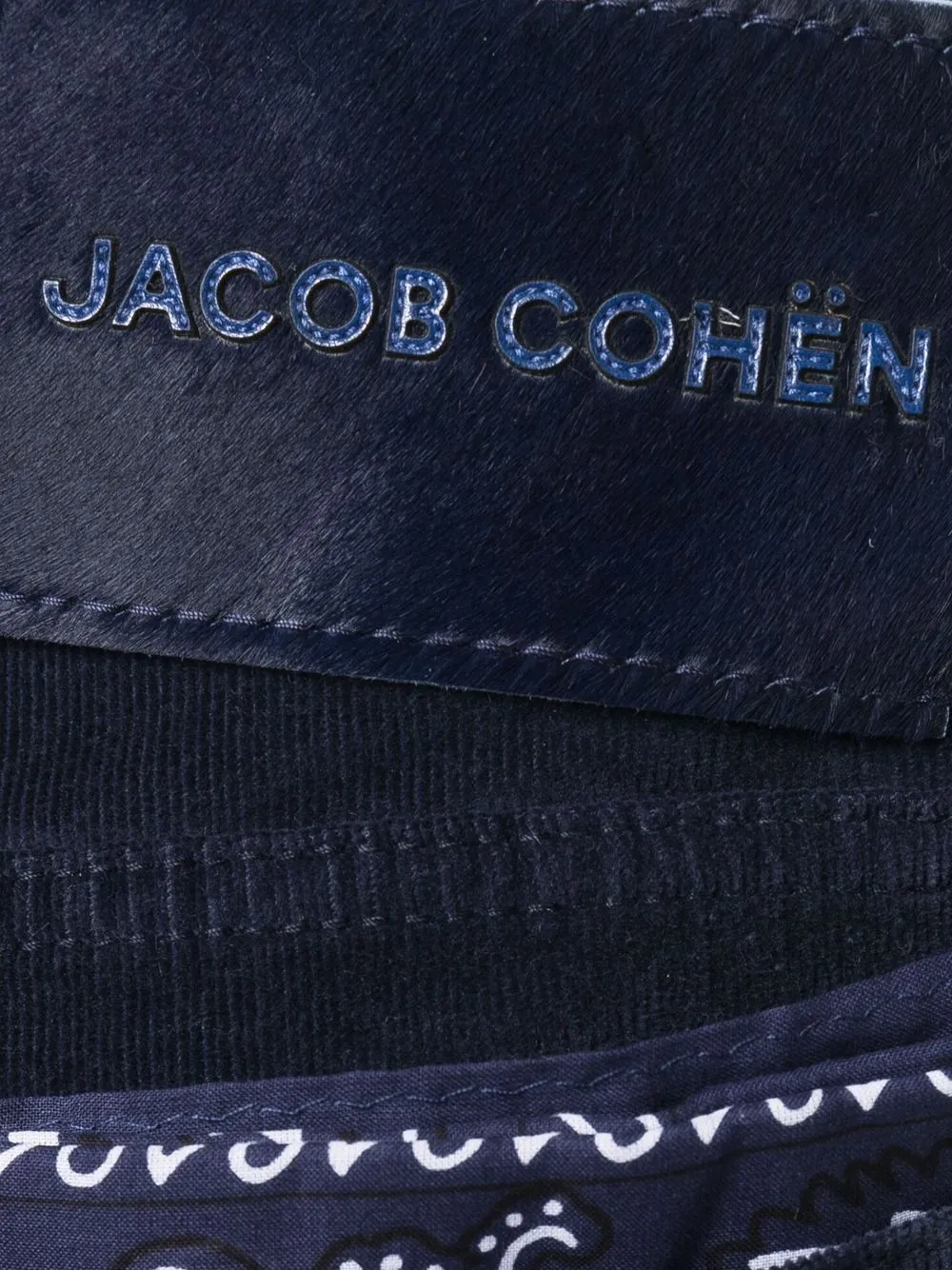 фото Jacob cohen вельветовые брюки прямого кроя