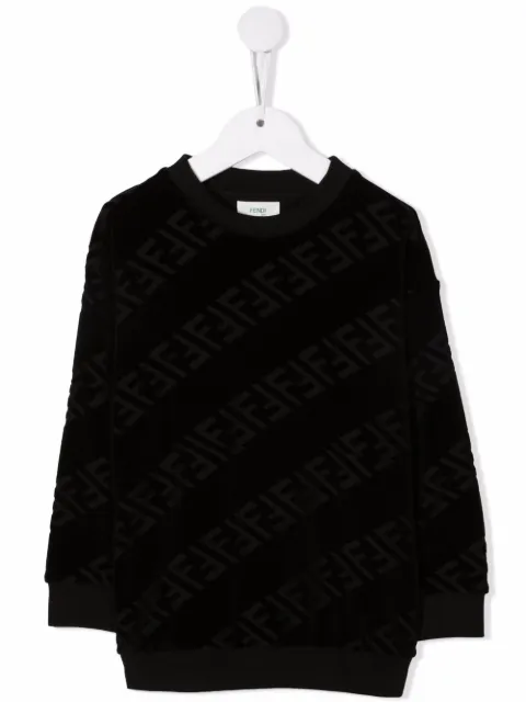 Fendi Kids Sweater met FF print
