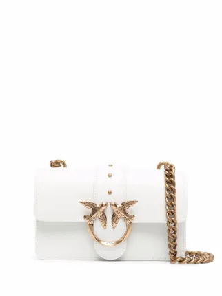 PINKO Love Leather Shoulder Bag - Farfetch
