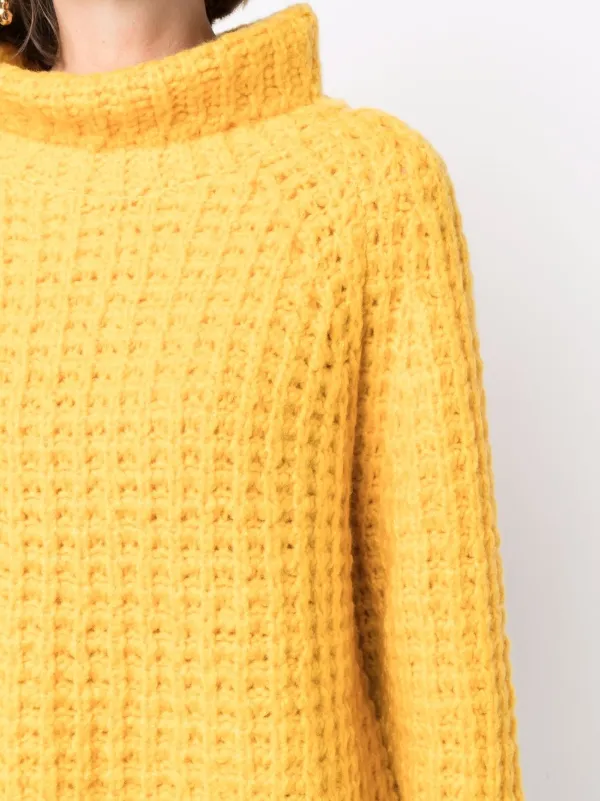 Odeeh waffle-knit roll-neck Jumper 