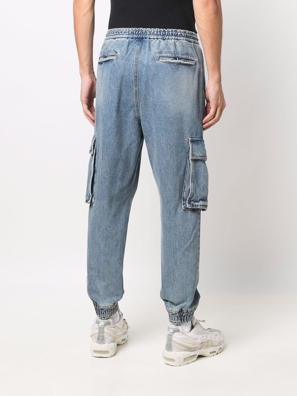 фото Juun.j зауженные джинсы с карманами карго