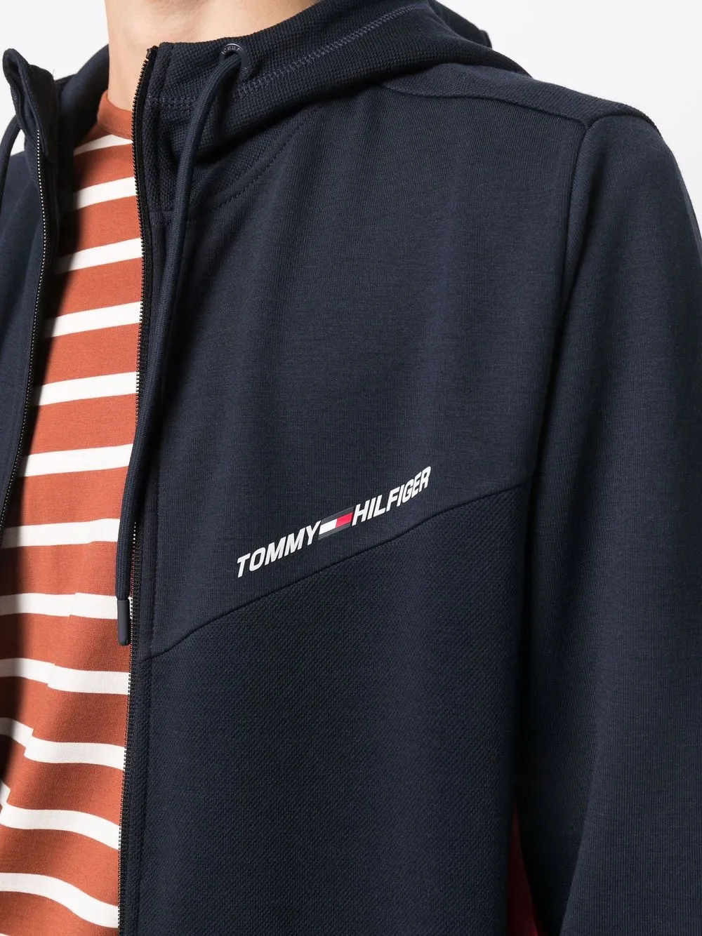 фото Tommy hilfiger худи на молнии с логотипом