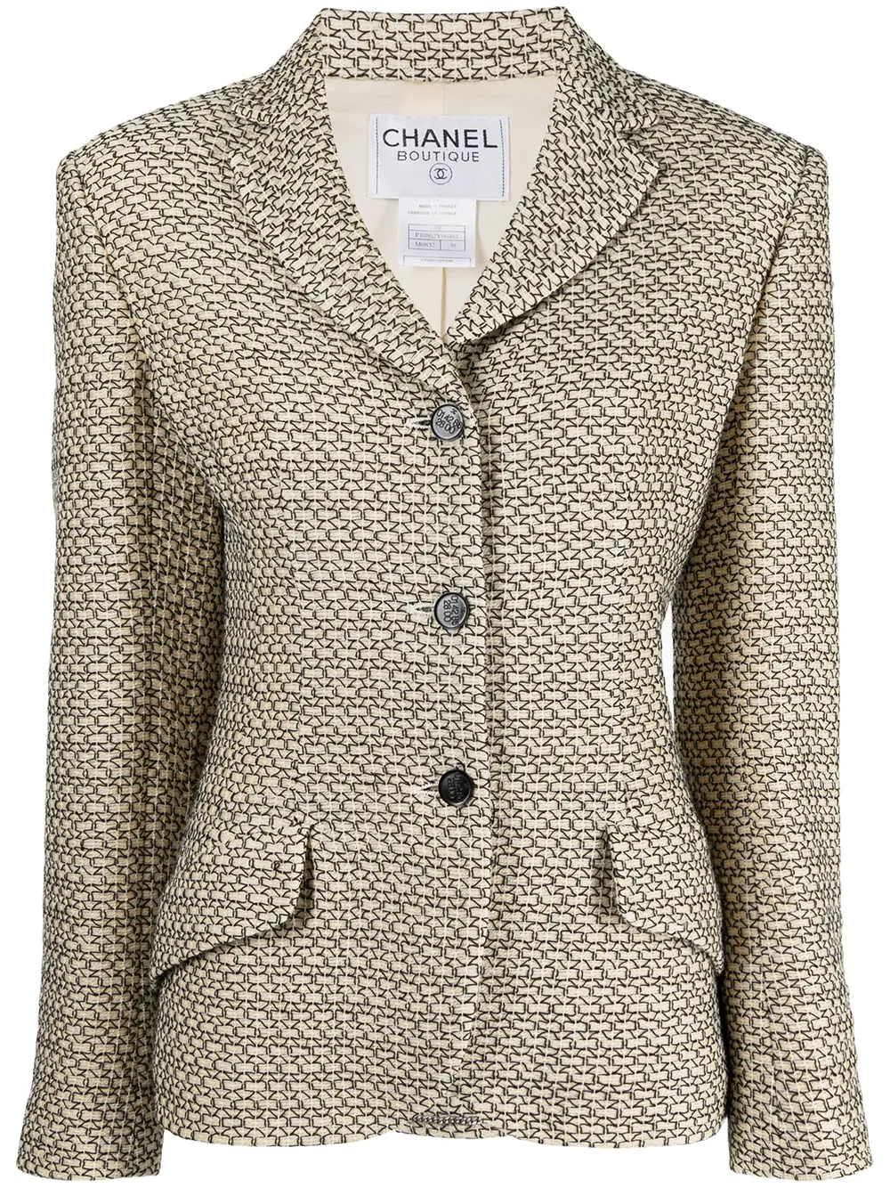 

Chanel Pre-Owned blazer con botones 1998 - Neutro