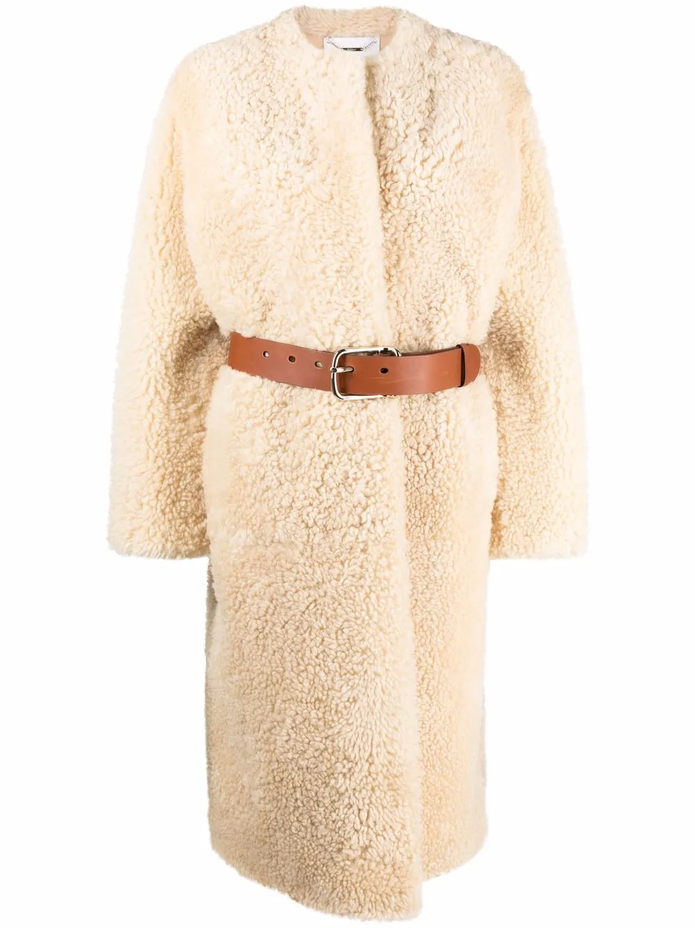 Chloé шуба с поясом Chloe