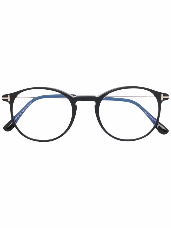 Shop TOM FORD Eyewear round-frame glasses with Express Delivery - FARFETCH