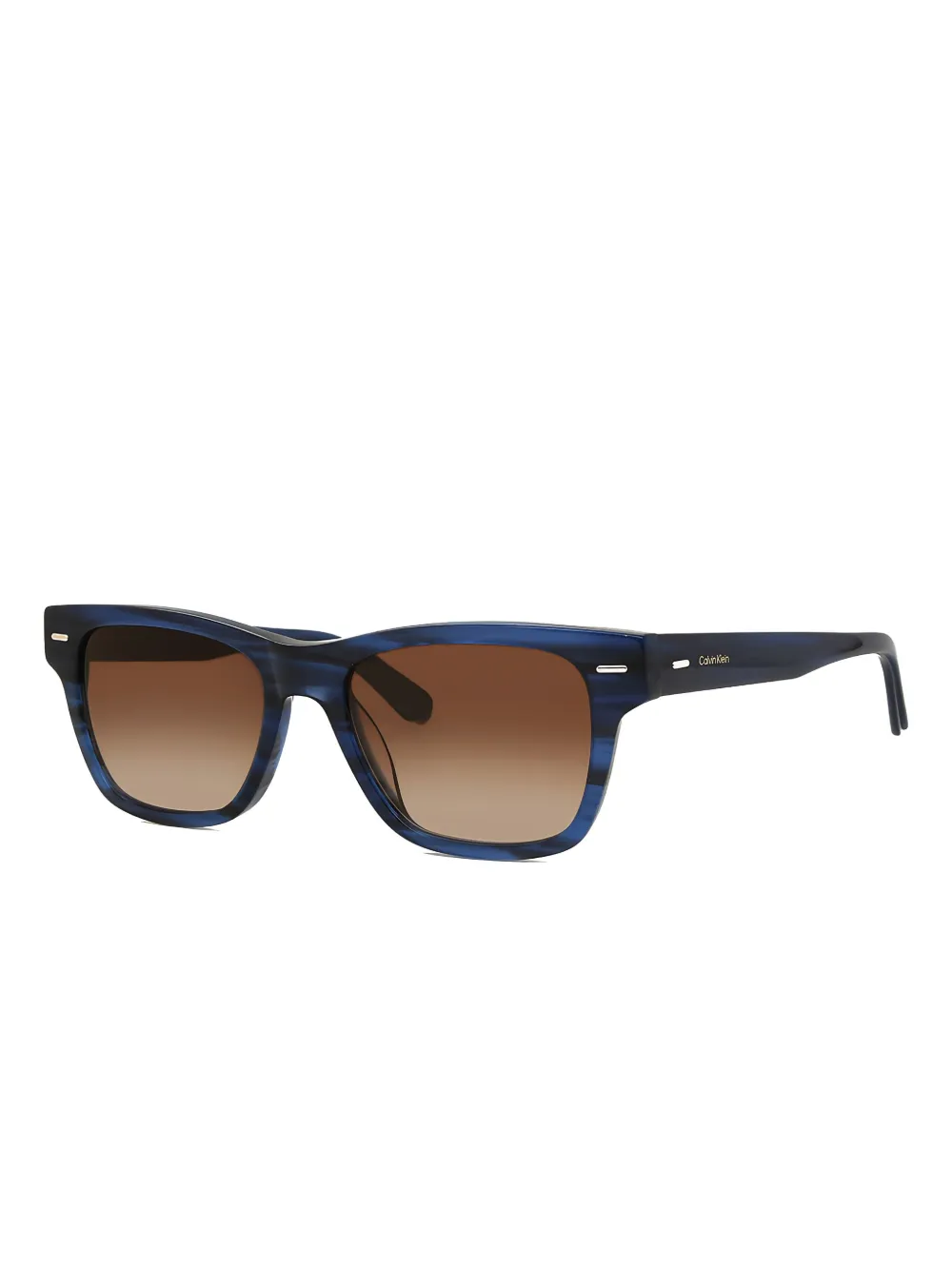 Calvin Klein square-frame sunglasses - Blauw